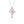Load image into Gallery viewer, Pink Heart Flower Pendant Necklace

