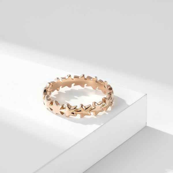 Dainty Star Stackable Ring