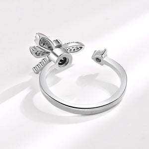 Dragonfly Anxiety Fidget Spinner Ring