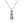 Load image into Gallery viewer, Three Stone Moissanite Wedding Necklace
