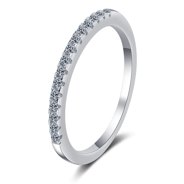 Dainty Moissanite Engagement Ring