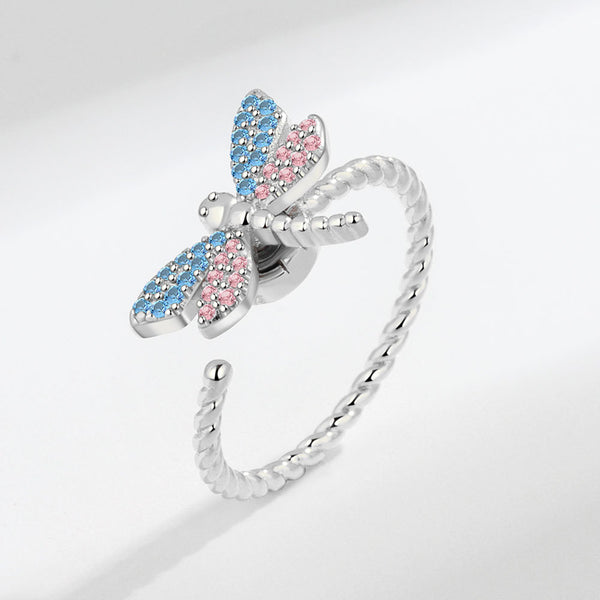 Dragonfly Anxiety Fidget Spinner Ring