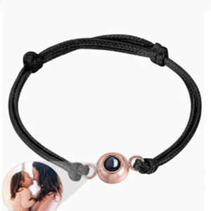Custom Photo Projection Rope Bracelet