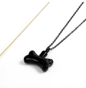 Dog Bone Urn Charm Pendant Necklace