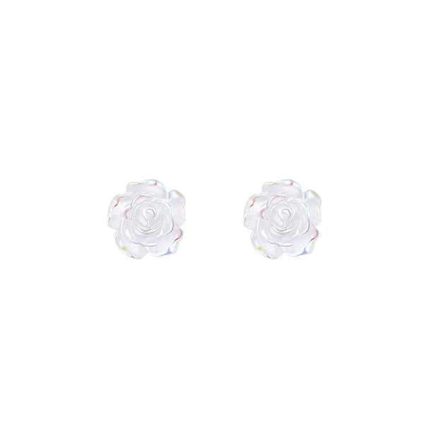 Rose Flower Stud Earrings