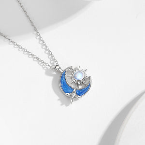 Sun Moon Star Charm Pendant Necklace
