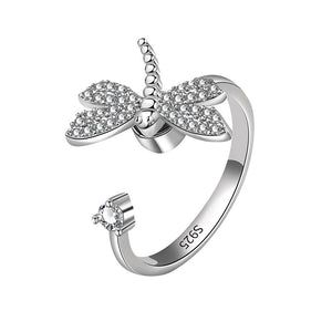 Dragonfly Anxiety Fidget Spinner Ring
