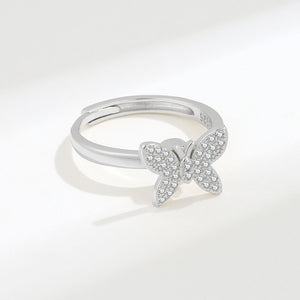 Schmetterling Angst Fidget Spinner Ring