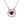 Load image into Gallery viewer, Red Heart Pendant Necklace
