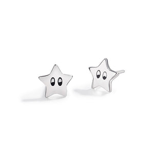 Tiny Small Kawaii Cartoon Star Stud Earrings