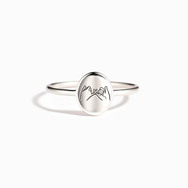 Pinky Swear Promise Couple Ring