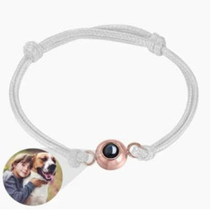 Custom Photo Projection Rope Bracelet