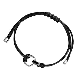 Mobius Ring Couple Matching Rope Bracelet