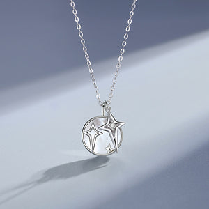 Galaxy Star Matching Couple Rope Necklace