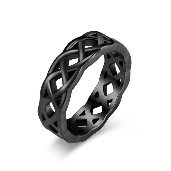 Celtic Eternity Braided Knot Ring