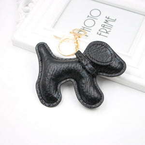 Haustier Hund Lederband Auto Schlüsselanhänger