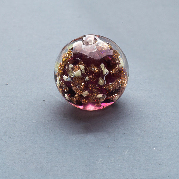 Luminous Colored Glaze Glass Bead
