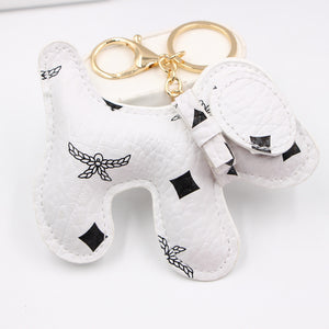 Haustier Hund Lederband Auto Schlüsselanhänger