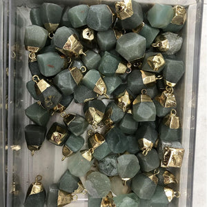 Natural Crystal Raw Stone Pendant Necklace