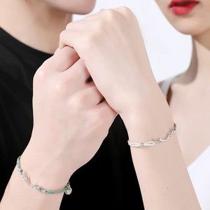 Deer Antler Couple Matching Rope Bracelet