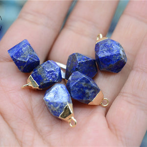 Natural Crystal Raw Stone Pendant Necklace