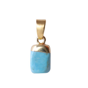 Natural Crystal Raw Stone Pendant Necklace