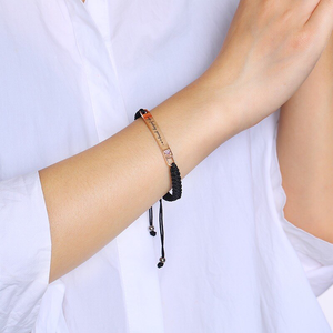 Custom Couple Matching Rope Cord Bracelet