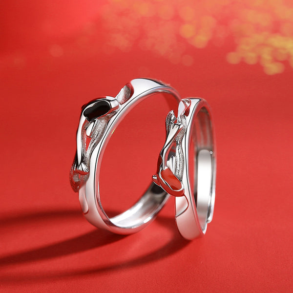 Koi Fish Matching Couple Ring