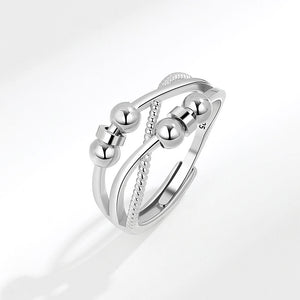 Bead Anxiety Fidget Spinner Band Ring - Perimade & Co.