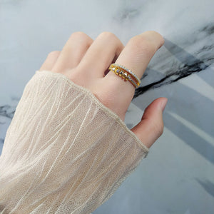 Bead Anxiety Fidget Spinner Stacking Ring - Perimade & Co.