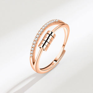 Bead Anxiety Fidget Spinner Stacking Ring - Perimade & Co.