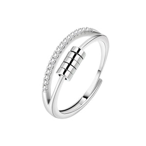 Bead Anxiety Fidget Spinner Stacking Ring - Perimade & Co.