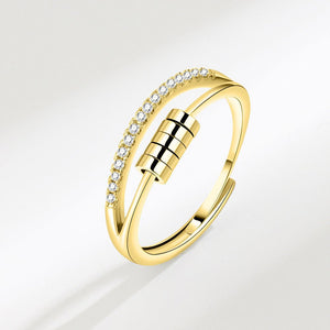 Bead Anxiety Fidget Spinner Stacking Ring - Perimade & Co.
