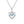 Blue Dancing Stone Heart Pendant Necklace - Perimade & Co.