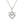Blue Dancing Stone Heart Pendant Necklace - Perimade & Co.
