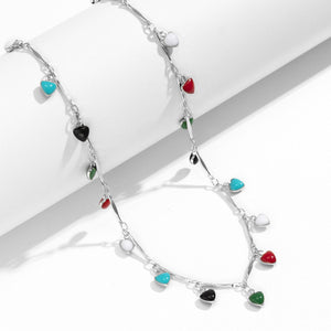 Boho Bead Heart Charm Waist Belly Chain - Perimade & Co.