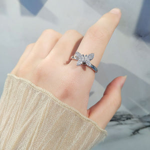 Butterfly Anxiety Fidget Spinner Cocktail Ring - Perimade & Co.