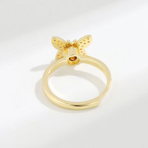 Butterfly Anxiety Fidget Spinner Cocktail Ring - Perimade & Co.