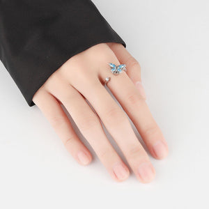 Butterfly Anxiety Fidget Spinner Statement Ring - Perimade & Co.