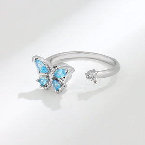 Butterfly Anxiety Fidget Spinner Statement Ring - Perimade & Co.