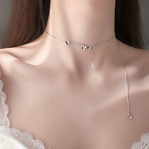Butterfly Charm Pendant Layering Y Necklace - Perimade & Co.