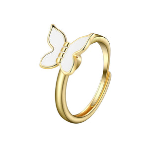 Butterfly Fidget Spinner Statement Ring - Perimade & Co.