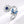 Butterfly Flower Fidget Spinner Bypass Ring - Perimade & Co.