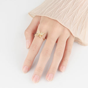 Butterfly Star Anxiety Fidget Spinner Ring - Perimade & Co.