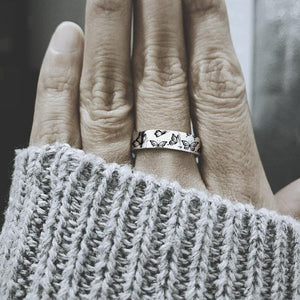 Butterfly Wildflower Matching Band Ring - Perimade & Co.