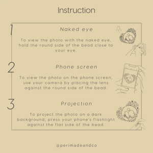 Camera Custom Photo Projection Keychain - Perimade & Co.