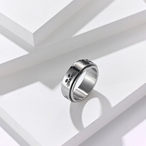 Cat Anxiety Fidget Spinner Couple Band Ring - Perimade & Co.