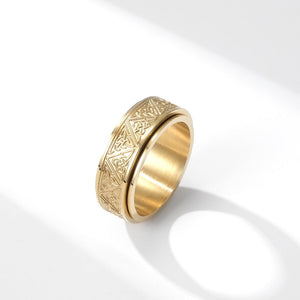 Celtic Trinity Knot Fidget Spinner Band Ring - Perimade & Co.