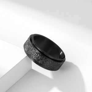Celtic Trinity Knot Fidget Spinner Band Ring - Perimade & Co.