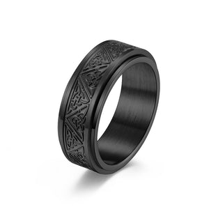 Celtic Trinity Knot Fidget Spinner Band Ring - Perimade & Co.